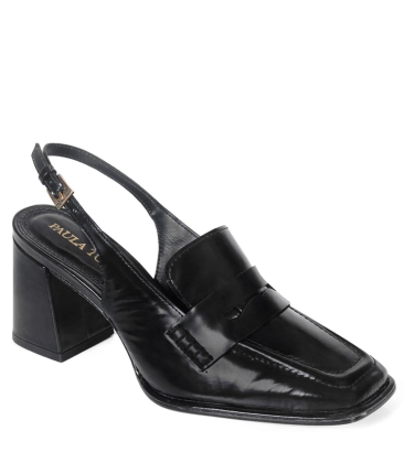 SCARPIN SALTO MÉDIO LANA PAULA TORRES PRETO