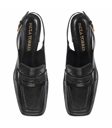 SCARPIN SALTO MÉDIO LANA PAULA TORRES PRETO