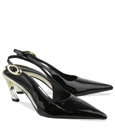 SCARPIN SALTO MÉDIO SLINGBACK SCHUTZ PRETO