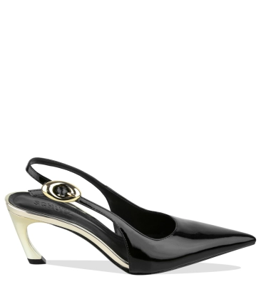 SCARPIN SALTO MÉDIO SLINGBACK SCHUTZ PRETO