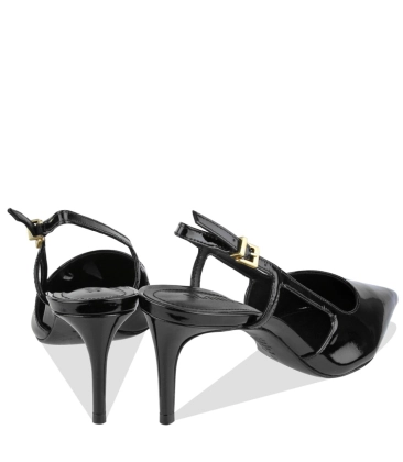 SCARPIN SALTO MÉDIO SLINGBACK BORIS SCHUTZ PRETO