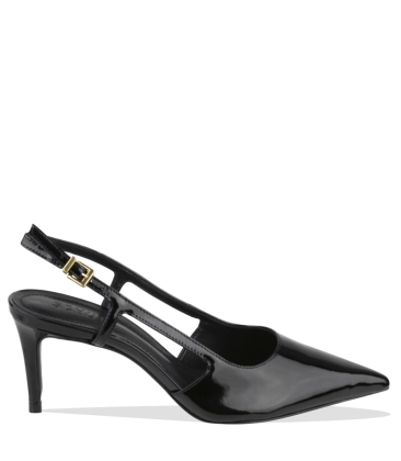 SCARPIN SALTO MÉDIO SLINGBACK BORIS SCHUTZ PRETO