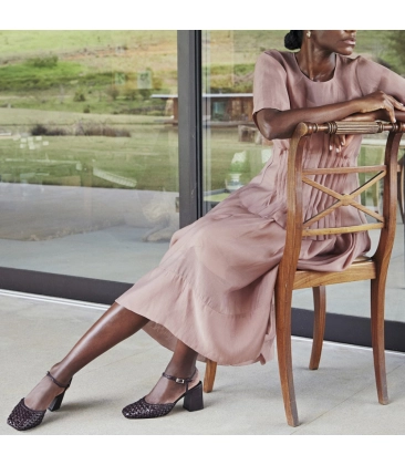 SCARPIN SALTO MÉDIO ISA PAULA TORRES VINHO