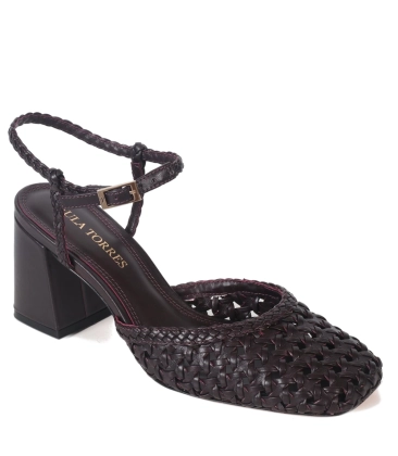 SCARPIN SALTO MÉDIO ISA PAULA TORRES VINHO