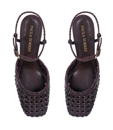 SCARPIN SALTO MÉDIO ISA PAULA TORRES VINHO