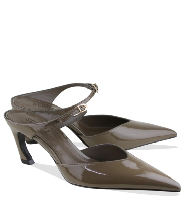 SCARPIN SALTO MÉDIO LAURIE SCHUTZ CINZA