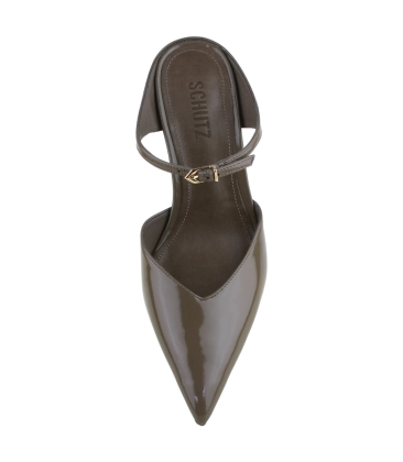 SCARPIN SALTO MÉDIO LAURIE SCHUTZ CINZA