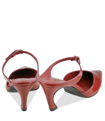 SCARPIN SALTO MÉDIO LAURIE SCHUTZ MARROM