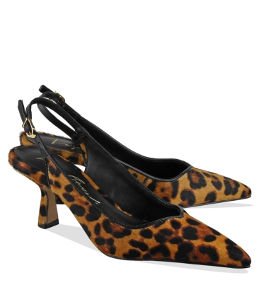 SCARPIN SALTO MÉDIO LUIZA BARCELOS ANIMAL PRINT