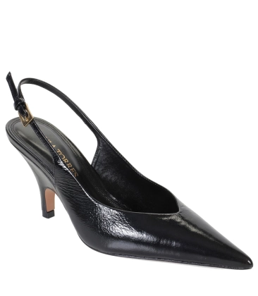 SCARPIN SALTO MÉDIO SLINGBACK OLGA PAULA TORRES PRETO