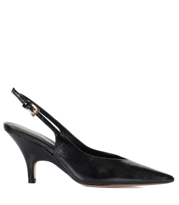 SCARPIN SALTO MÉDIO SLINGBACK OLGA PAULA TORRES PRETO