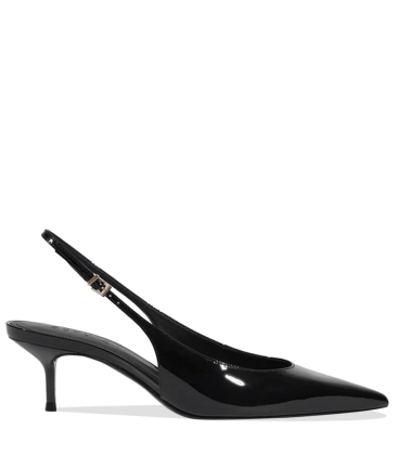 SCARPIN SLINGBACK SALTO BAIXO SCHUTZ PRETO