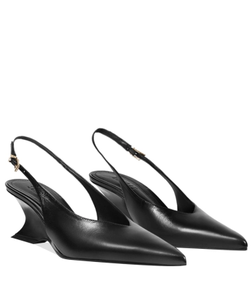 SCARPIN SLINGBACK SALTO MÉDIO SIENA SCHUTZ PRETO