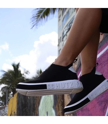 TÊNIS IT BOLD KNIT SCHUTZ PRETO