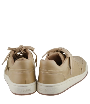 TÊNIS LOGO SCHUTZ BEGE
