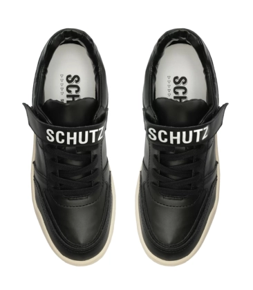 TÊNIS LOGO SCHUTZ PRETO