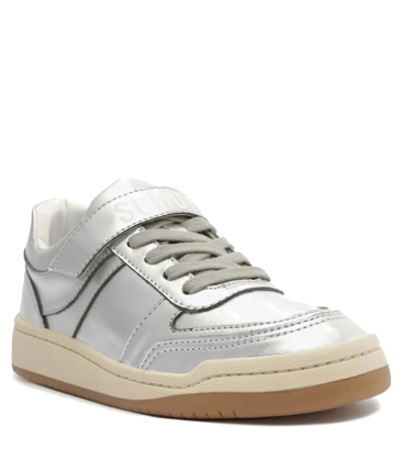TÊNIS VELCRO LOGOMANIA SCHUTZ PRATA