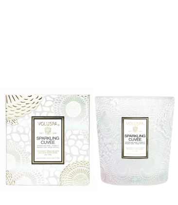 VELA AROMÁTICA COPO VIDRO CLÁSSICO 60H SPARKLING CUVEE VOLUSPA