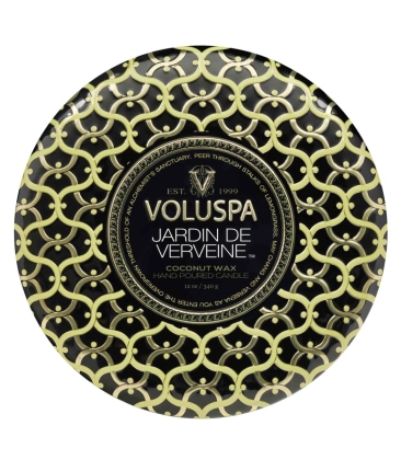 VELA AROMÁTICA LATA 3 PAVIOS 60H JARDIN DE VERVEINE VOLUSPA