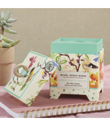 VELA AROMÁTICA P 40H BIRDS & BUTTERFLIES MICHEL DESIGN WORKS
