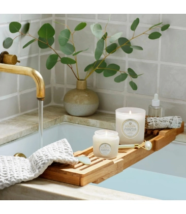 VELA AROMÁTICA POTE VIDRO +35H EUCALYPTUS & WHITE SAGE VOLUSPA