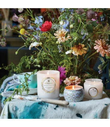 VELA AROMÁTICA POTE VIDRO +35H WILDFLOWERS VOLUSPA