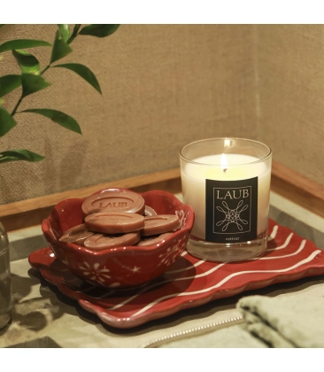 VELA AROMÁTICA COPO CLÁSSICO VIDRO VETIVER LAUB