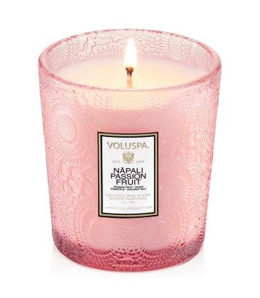 VELA AROMÁTICA COPO VIDRO CLÁSSICO 60H NAPALI PASSION FRUIT VOLUSPA