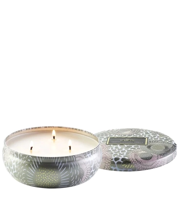 VELA AROMÁTICA LATA 3 PAVIOS 60H TAHITIAN COCONUT VANILLA VOLUSPA