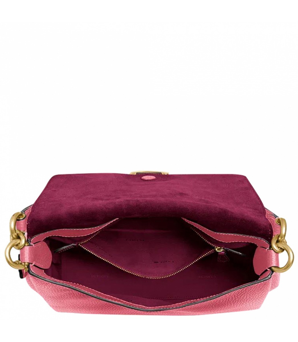 coach purple shoulder bolsa