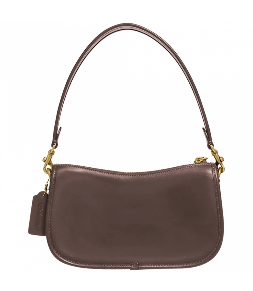 coach leather swinger shoulder bolsa