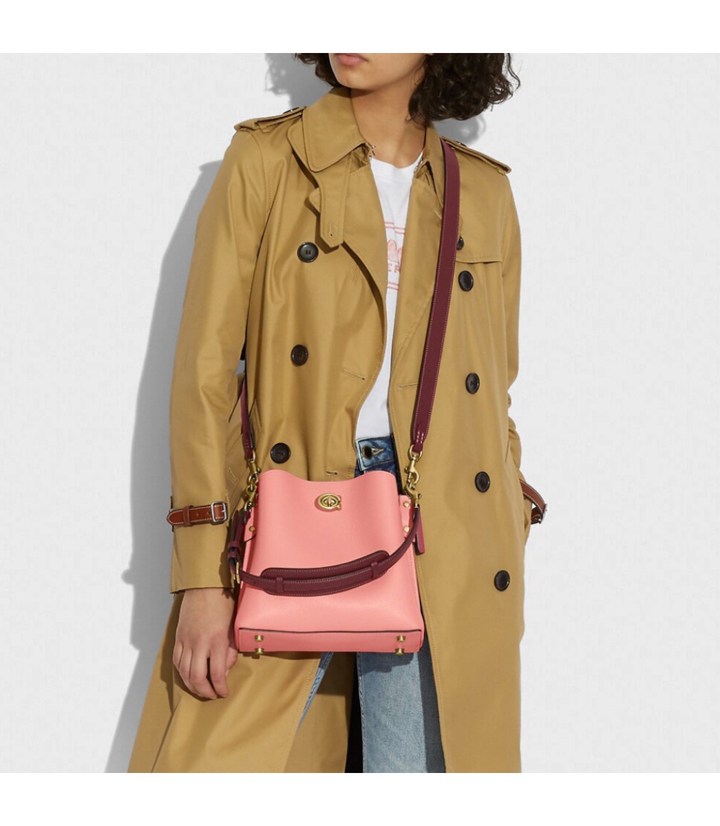 coach shearling bolsa