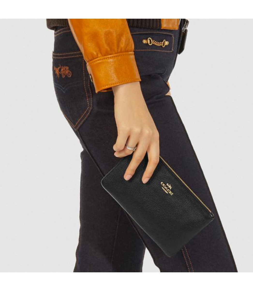 coach denim belt bolsa