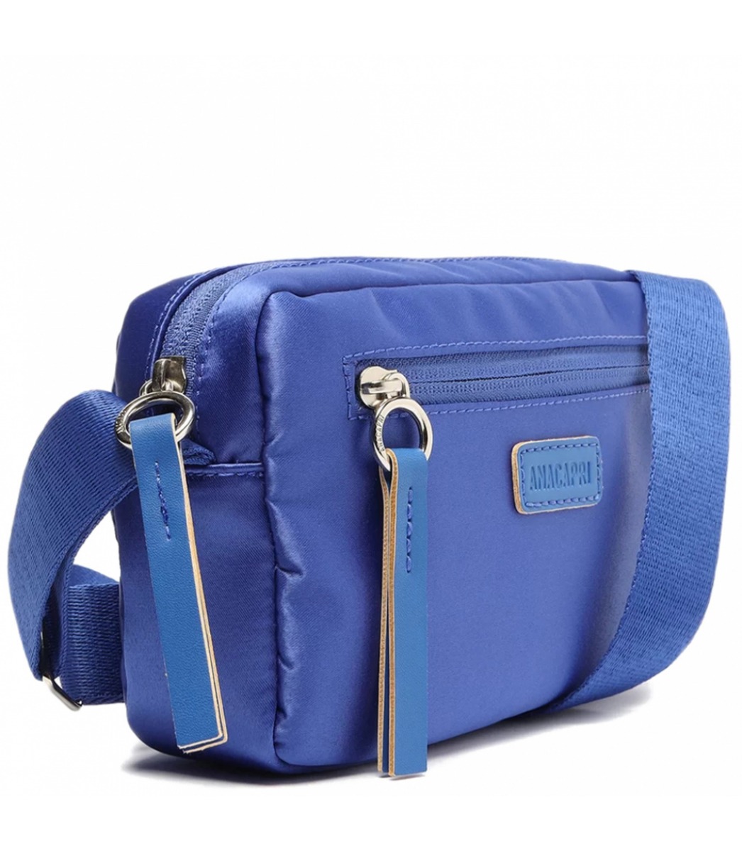 electric blue crossbody bolsa