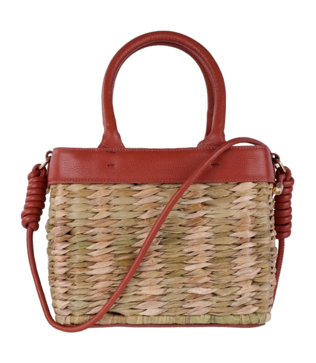 BOLSA MÉDIA LUIZA BARCELOS MARROM | Acquarela Shop