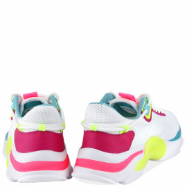 sneaker rush white pop neon