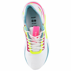 sneaker rush white pop neon