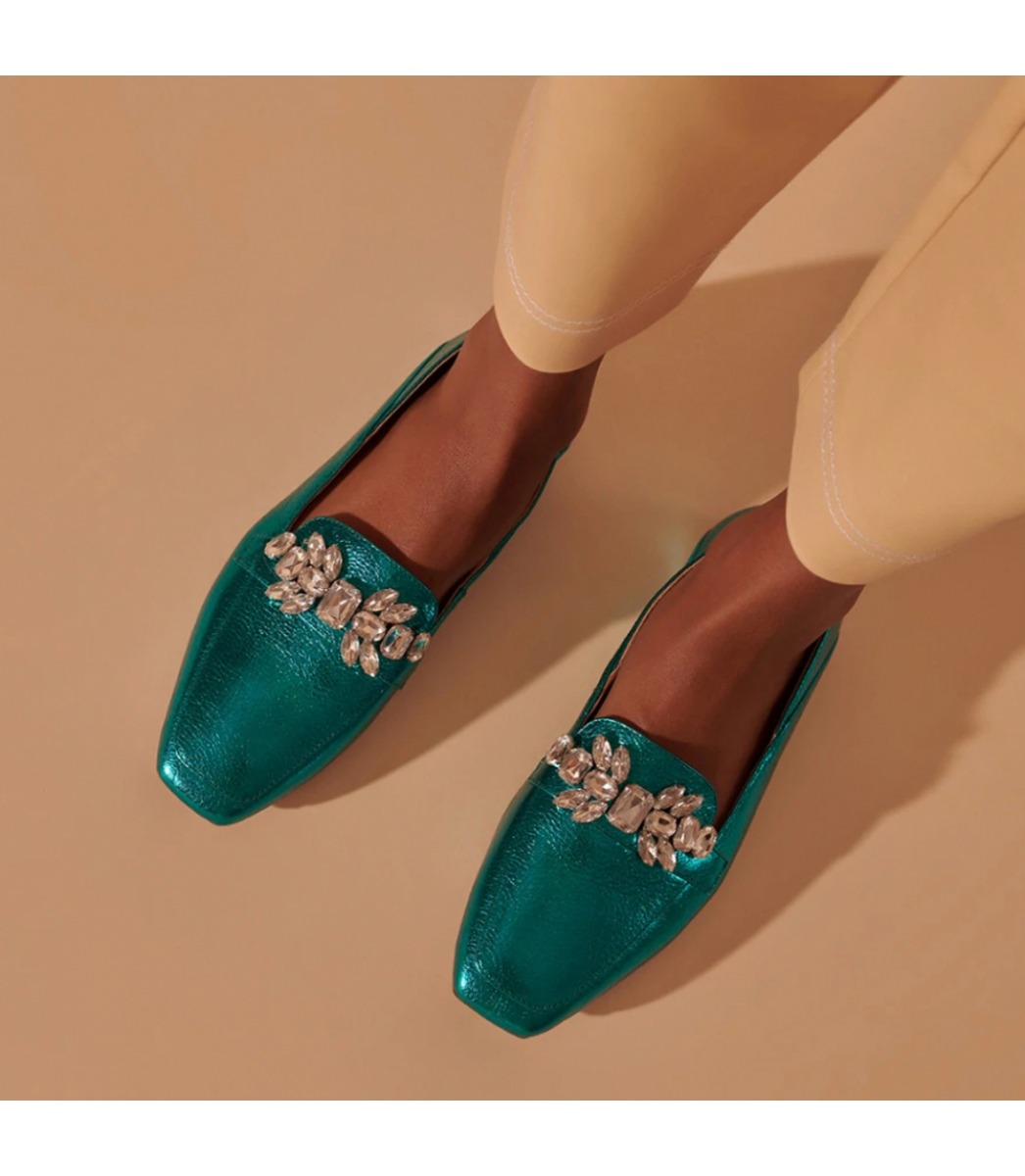 MOCASSIM LUIZA BARCELOS AZUL | Acquarela Shop