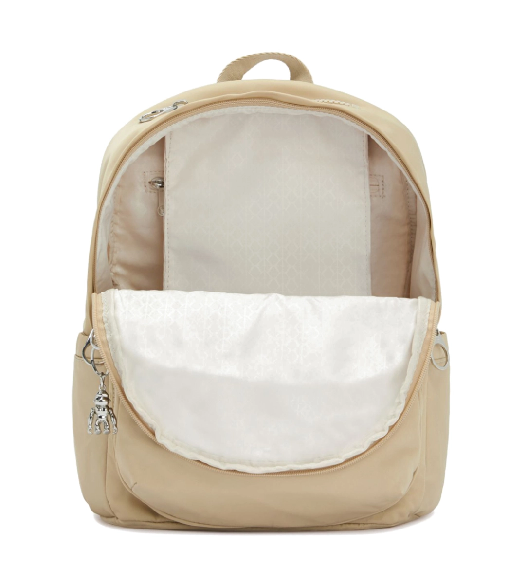 Mochila kipling online beige