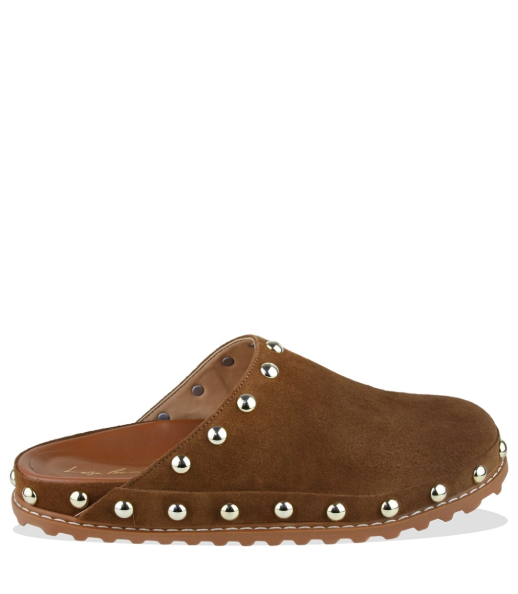MULE CLOG TRATORADO LUIZA BARCELOS CARAMELO | Acquarela Shop
