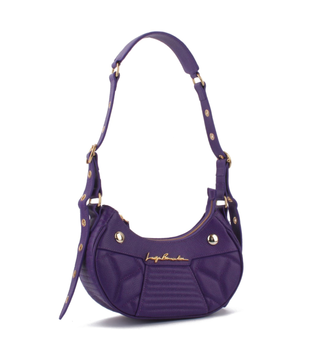 PRÉ-VENDA BOLSA BAGUETE LUIZA BARCELOS ROXO POSTAGEM A PARTIR DE 20/05/2022  | Acquarela Shop