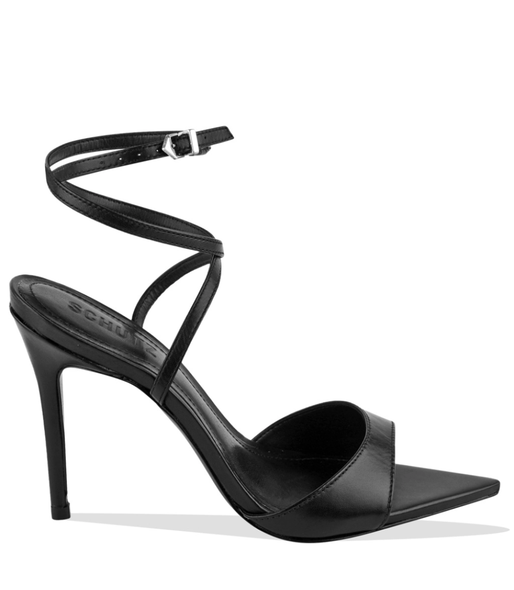 SANDÁLIA SALTO ALTO EMMA SCHUTZ PRETO Acquarela Shop