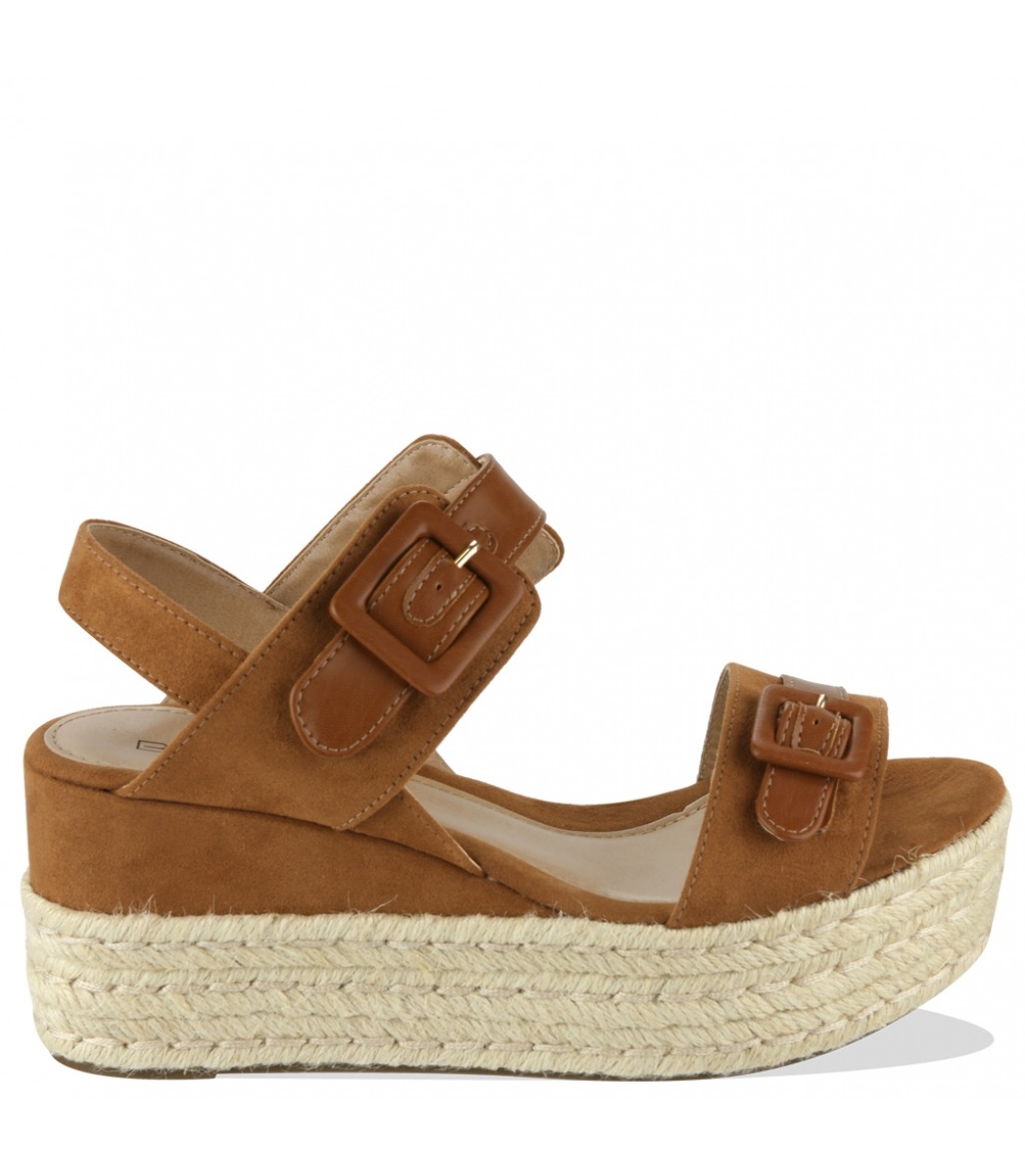 sandalia flatform salto baixo