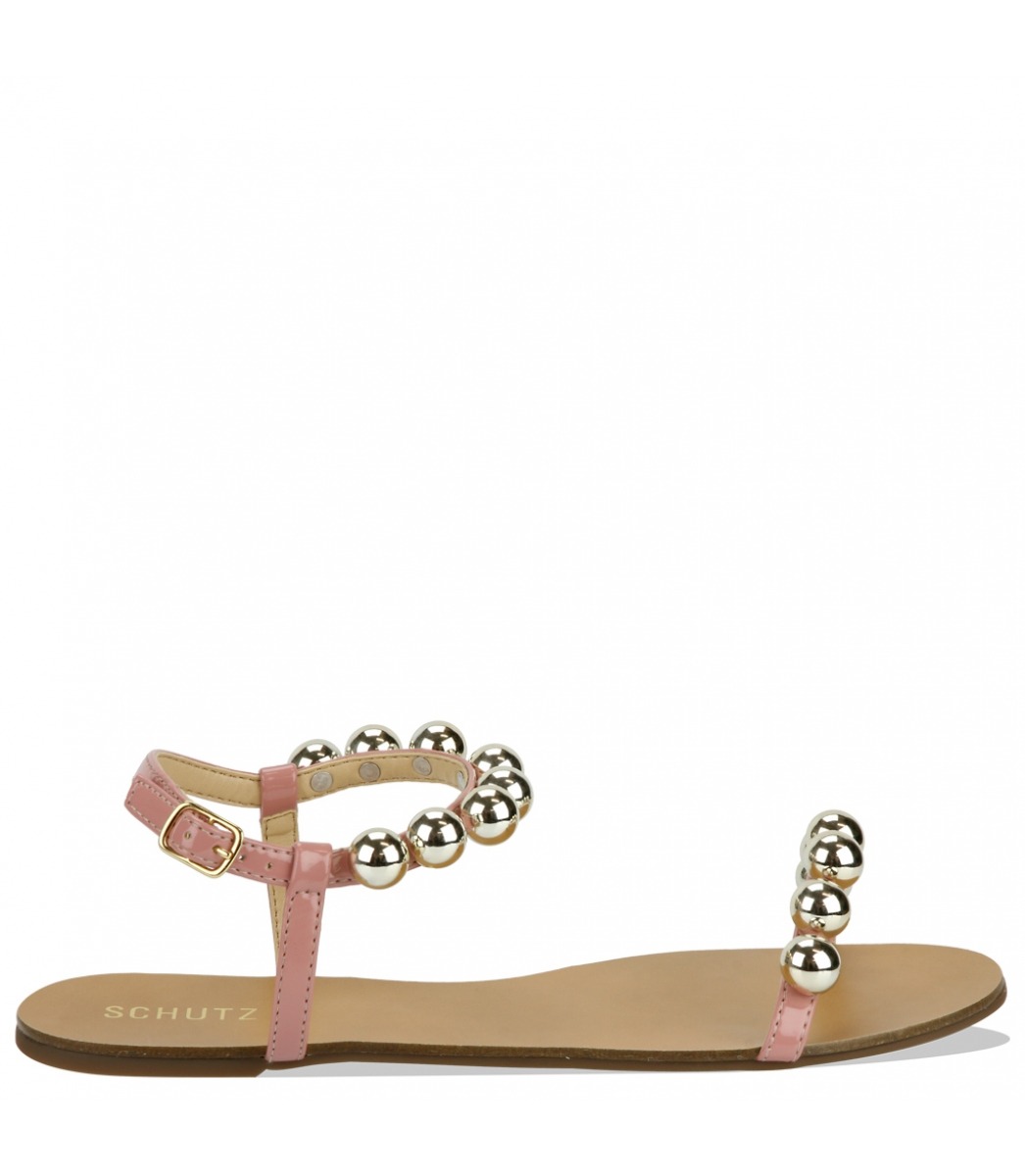 sandalia rasteira bolas