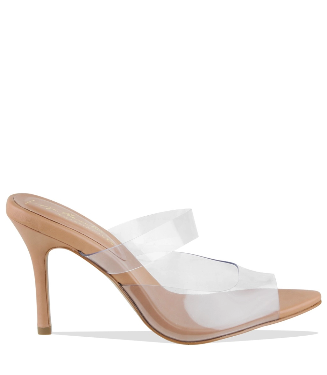 MULE SALTO ALTO BY THÁSSIA NAVES LUIZA BARCELOS BEGE | Acquarela Shop