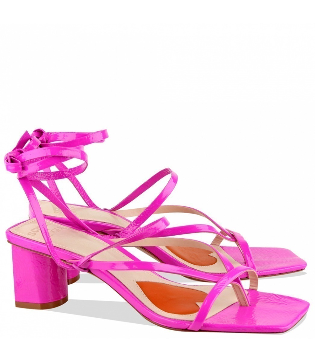 SANDÁLIA SALTO MÉDIO SCHUTZ X GINGER PINK MARINA RUY BARBOSA | Acquarela  Shop