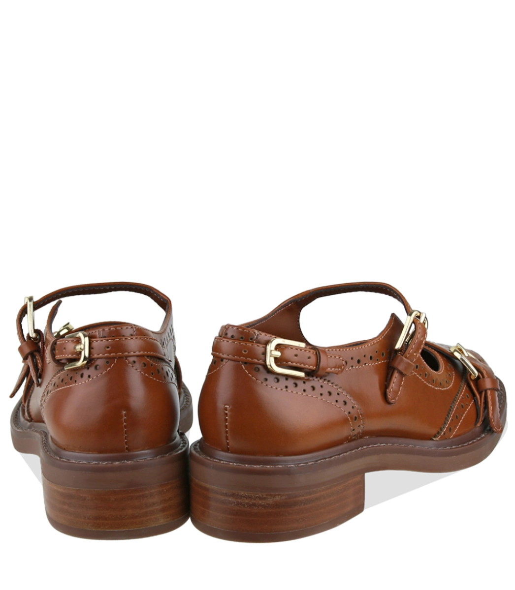 SAPATO OXFORD DAFNE MARY JANE SCHUTZ MARROM | Acquarela Shop