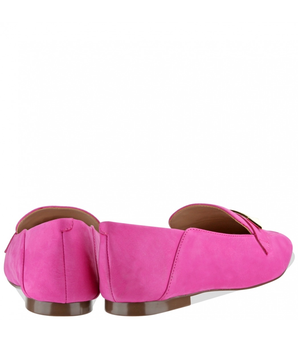 sapato pink salto baixo
