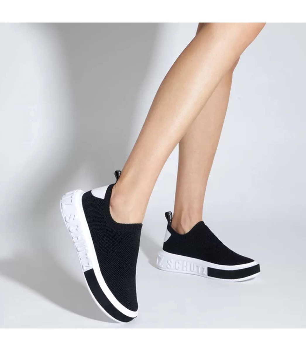 TÊNIS IT BOLD KNIT SCHUTZ PRETO | Acquarela Shop
