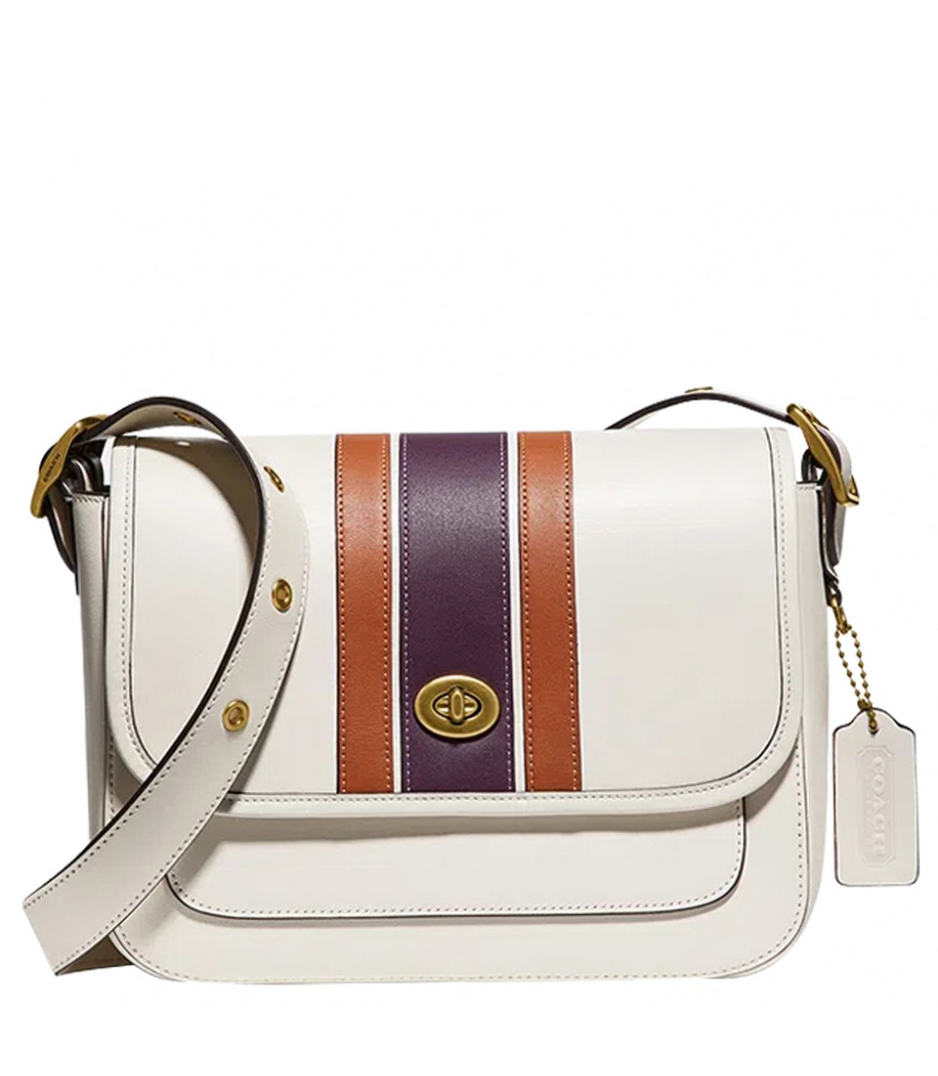 coach rambler leather crossbody bolsa